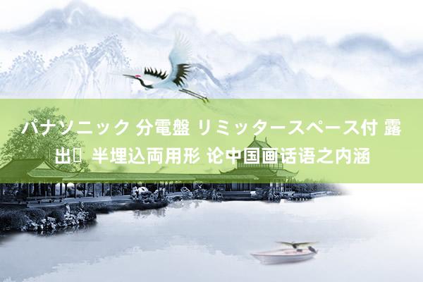 パナソニック 分電盤 リミッタースペース付 露出・半埋込両用形 论中国画话语之内涵